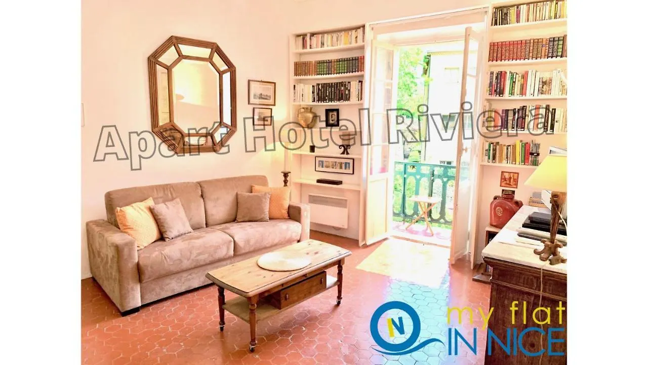 Aparthotel Riviera - Balcon Honore 1 - Old Town - 5 Mn Promenade Des Anglais Et Plage - Charme Absolu - Appartement 2 Pieces Avec Balcon Ac - Vue Mer Et Ville Nice Apartamento